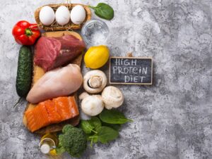 Product for high protein diet